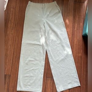 Madewell Sage Green Knit Pants | size small | NWT